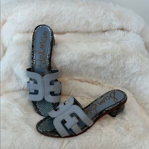 Same Elelman snake embossed slides